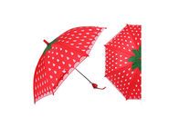 Strawberry Menangani Payung Anak Lucu, Payung Mini Untuk Anak Manual Buka Tutup pemasok